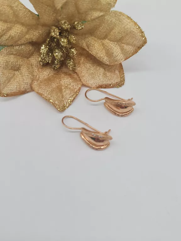 KLASYCZNE ZŁOTE  KOLCZYKI 585 3,5G