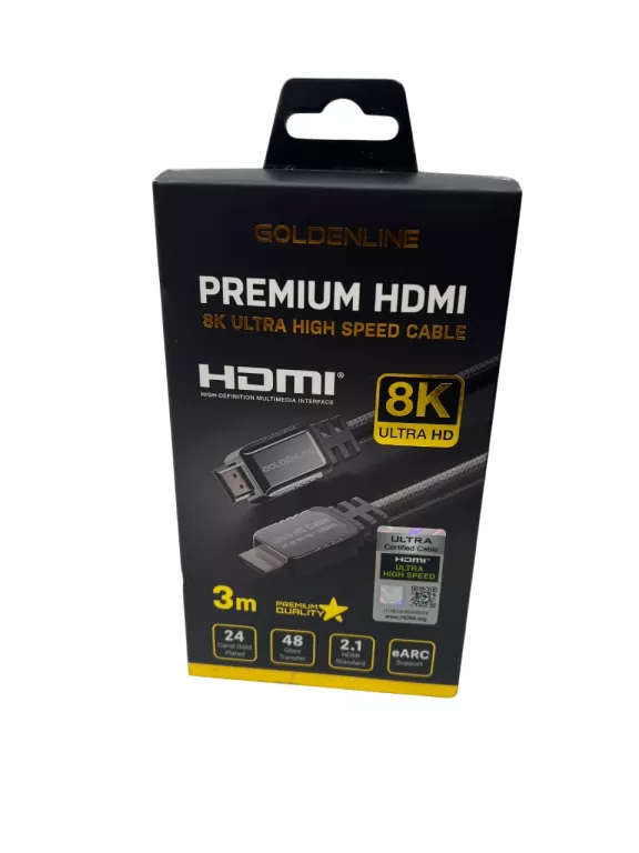 KABEL GÖTZE & JENSEN HCG03G8K-A A HDMI - HDMI 3 M
