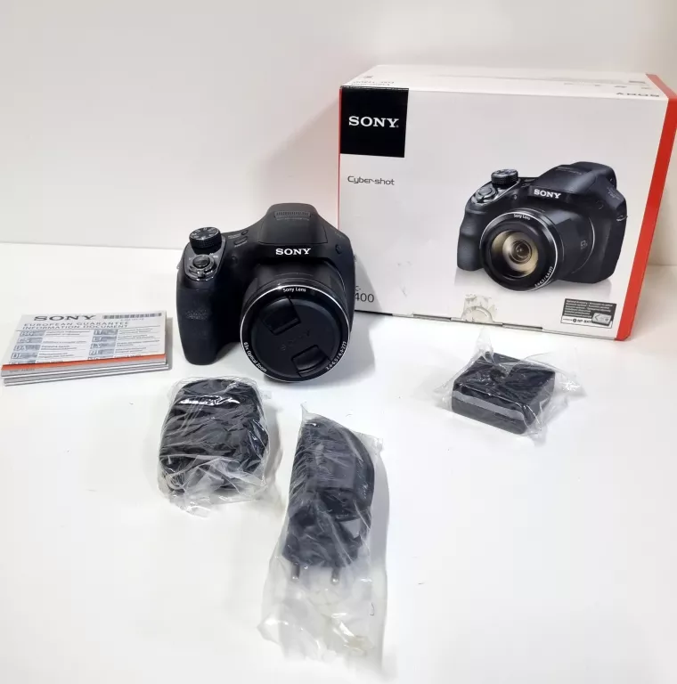 SONY CYBER-SHOT DSC-H400 CZARNY 63X X ZOOM IGŁA