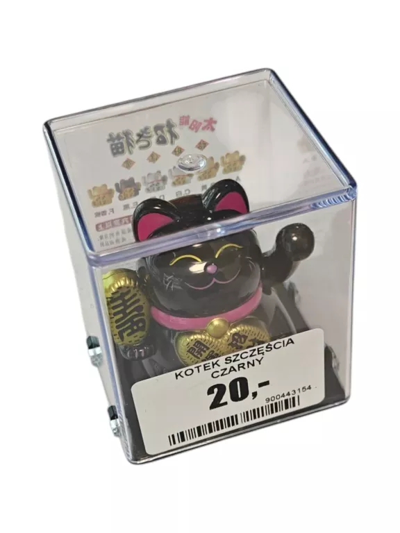 KOTEK SZCZĘŚCIA CZARNY