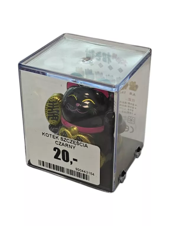 KOTEK SZCZĘŚCIA CZARNY