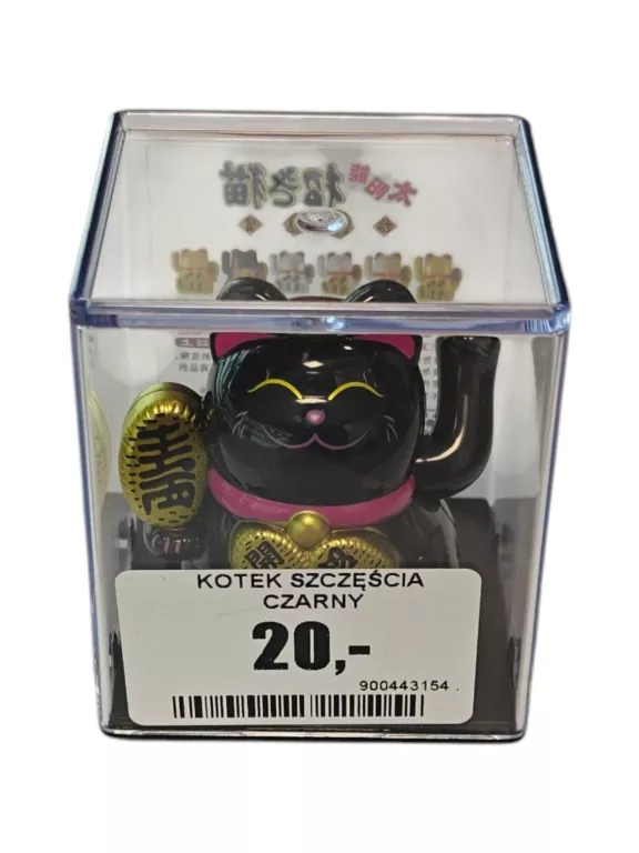 KOTEK SZCZĘŚCIA CZARNY