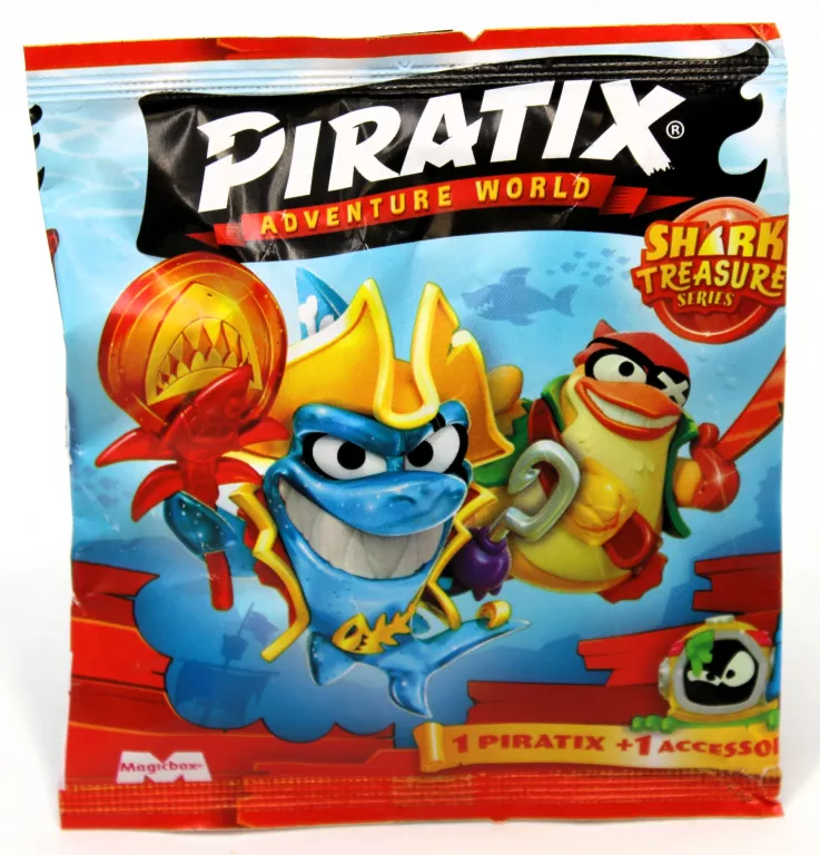 SASZETKA Z FIGURKĄ PIRATIX SHARK TREASURE 1SZT. MAGICBOX