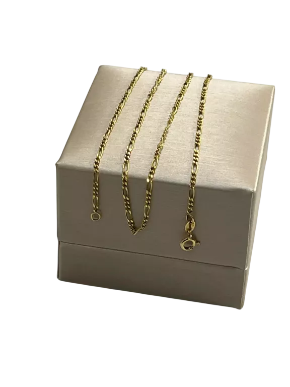 ZŁOTY ŁAŃCUSZEK FIGARO P585 W1,66 DŁ45CM SZER1MM