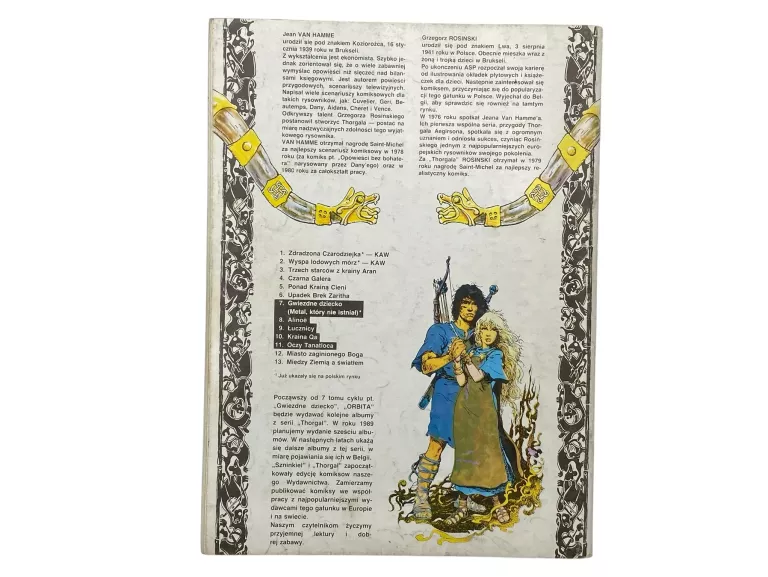 THORGAL OCZY TANATLOCA WYD. 1 Z 1989 ORBITA