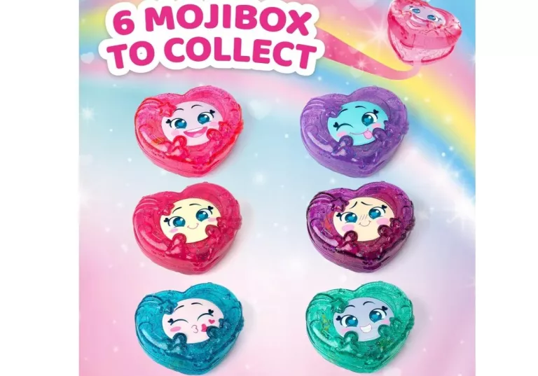 MOJI POPS MOJIPOPS SERIA RAINBOW MOJIBOX I 2 FIGURKI NIEBIESKA