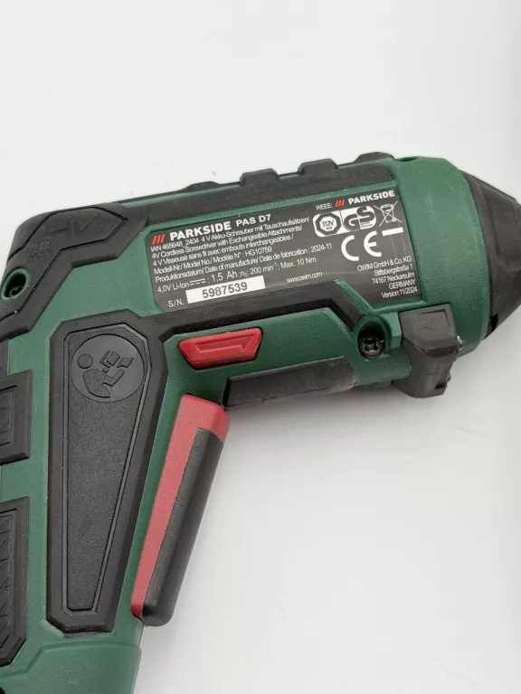 WKRĘTAK PARKSIDE PAS 4 D7 ZESTAW