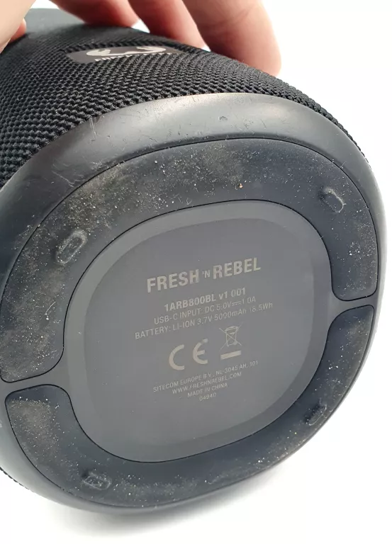 GŁOŚNIK BLUETOOTH FRESH N REBEL 1ARB800BL CZARNY