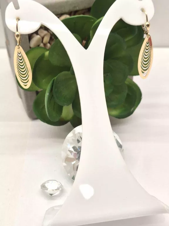 PIĘKNE DŁUGIE KOLCZYKI 585 2,23G