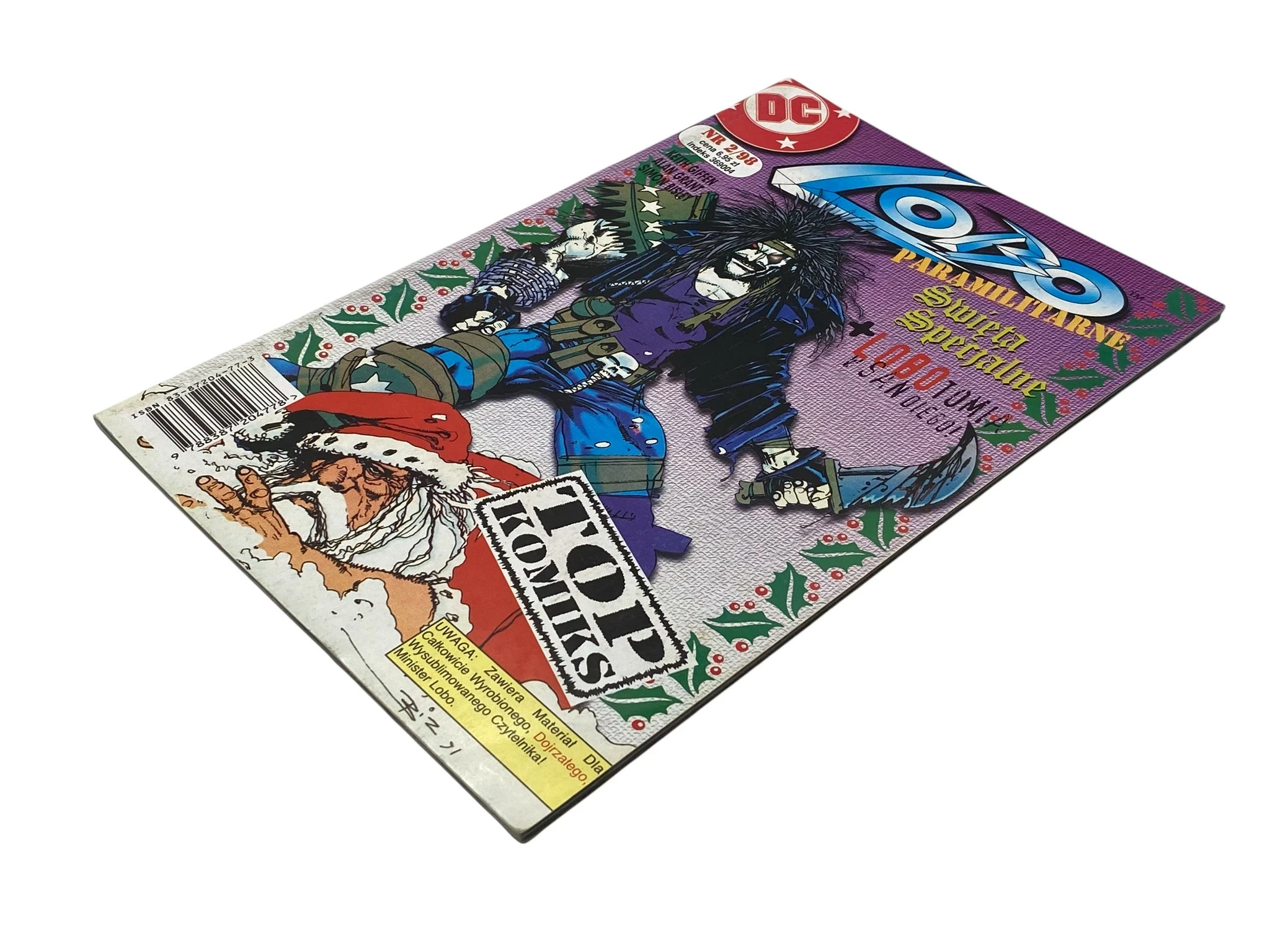 komiks-lobo-paramilitarne-swieta-specjalne-298-rok-wydania-1998
