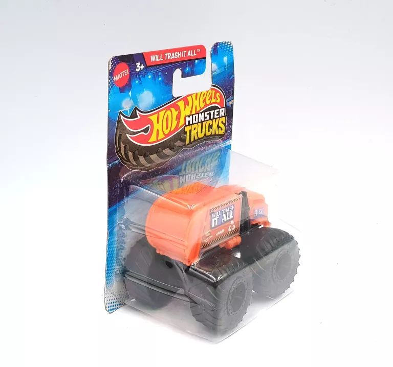 HOT WHEELS MONSTER TRUCK POMARAŃCZOWY