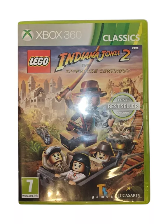LEGO INDIANA JONES THE ADVENTURE CONTINUES XBOX 360