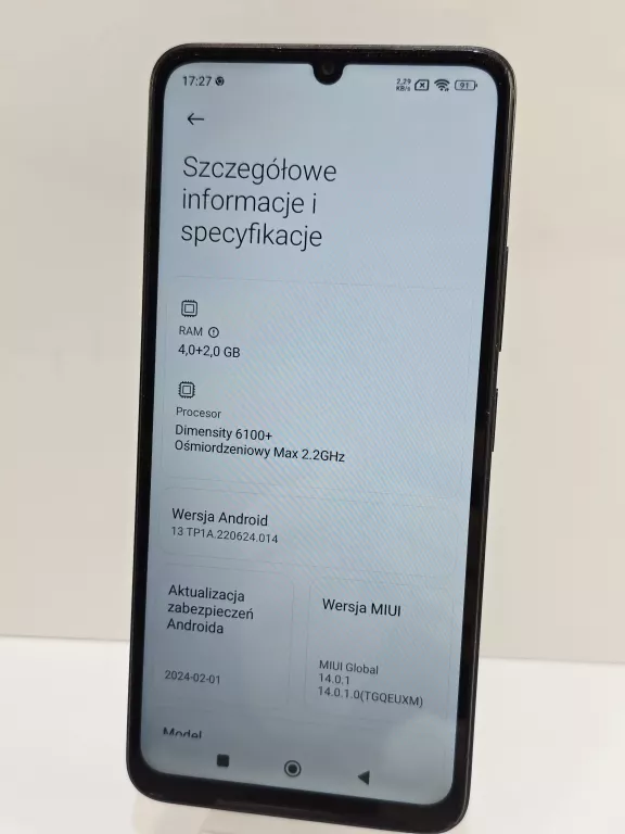TELEFON XIAOMI REDMI 13C 4/128GB #KONTO GOOGLE