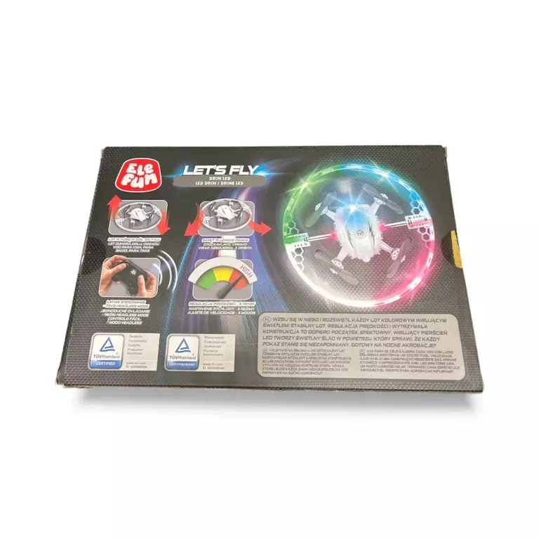 DRON LED FX-41B ELEFUN DRON LED AKROBACJE 360° 3 TRYBY PRĘDKOŚCI