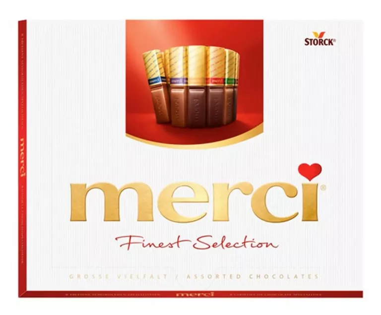 CZEKOLADKI MERCI FINEST SELECTION 250G