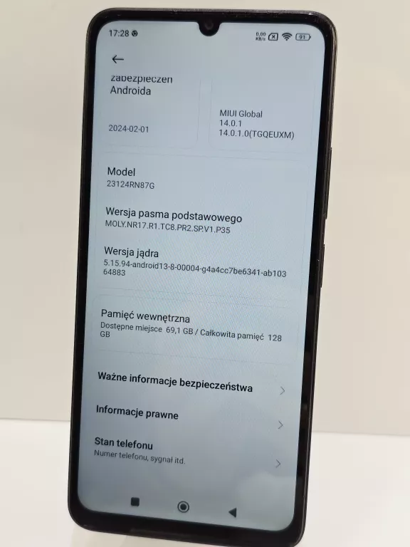 TELEFON XIAOMI REDMI 13C 4/128GB #KONTO GOOGLE