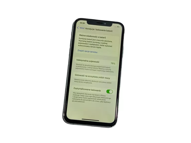TELEFON IPHONE XS BATERIA 78%