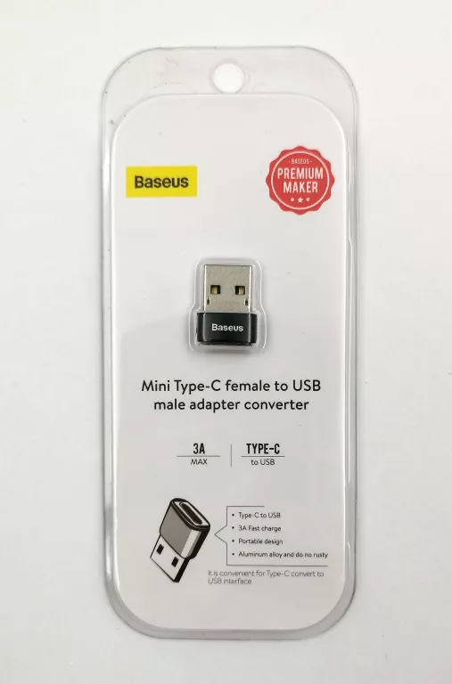 ADAPTER PRZEJŚCIÓWKA BASEUS USB-C NA USB