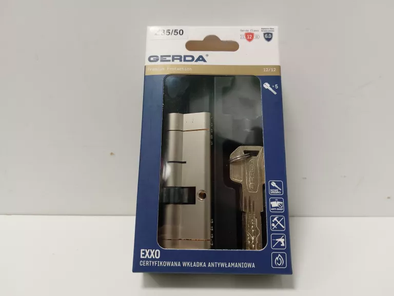 WKŁADKA GERDA EXXO Z30 X 45 MM NIKIEL POLECAM!