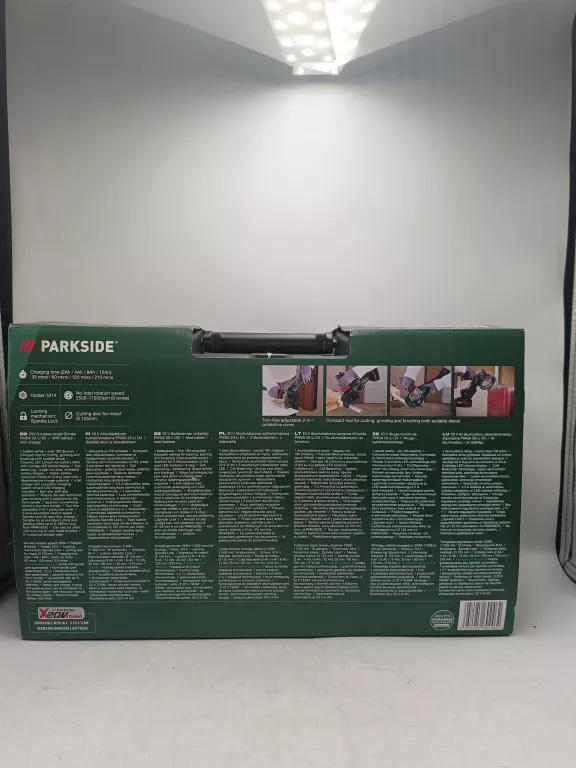 AKUMULATOROWA SZLIFIERKA KĄTOWA PARKSIDE PWSA 20-LI D4