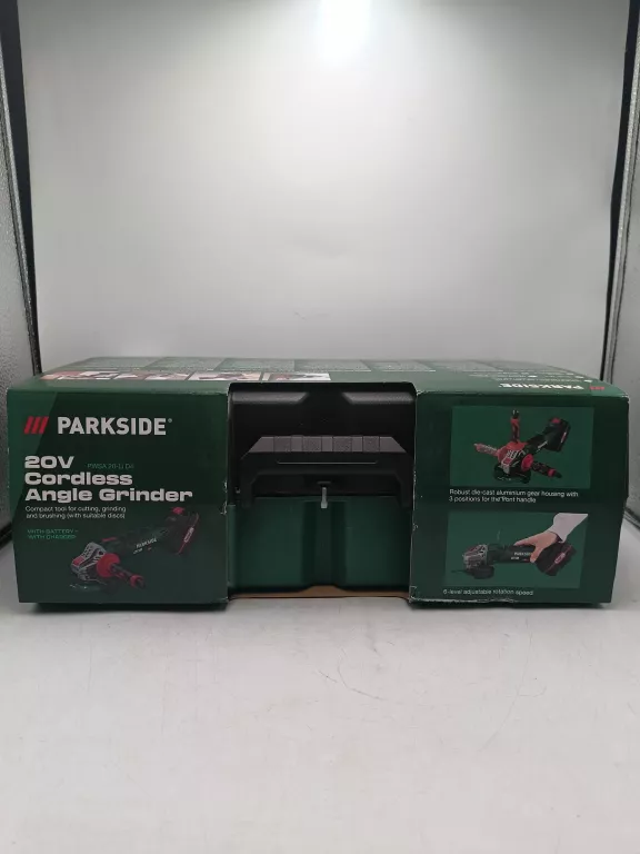 AKUMULATOROWA SZLIFIERKA KĄTOWA PARKSIDE PWSA 20-LI D4