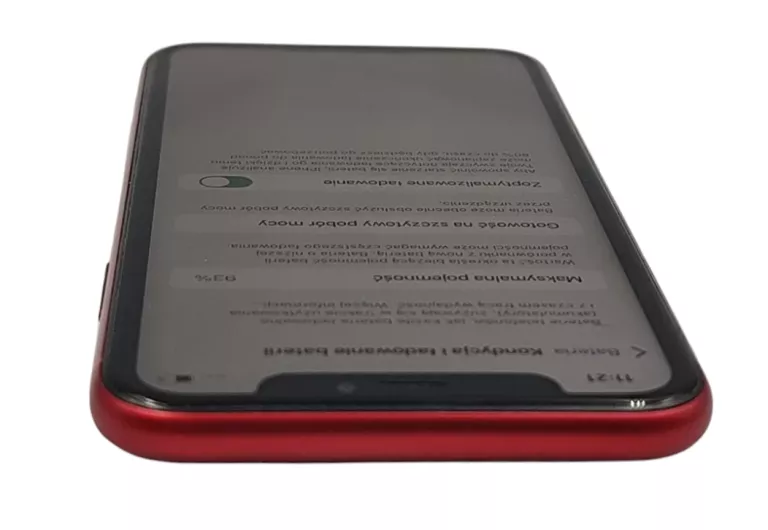 TELEFON APPLE IPHONE XR 3/64 GB 6,10" CZERWONY BATERIA 93%