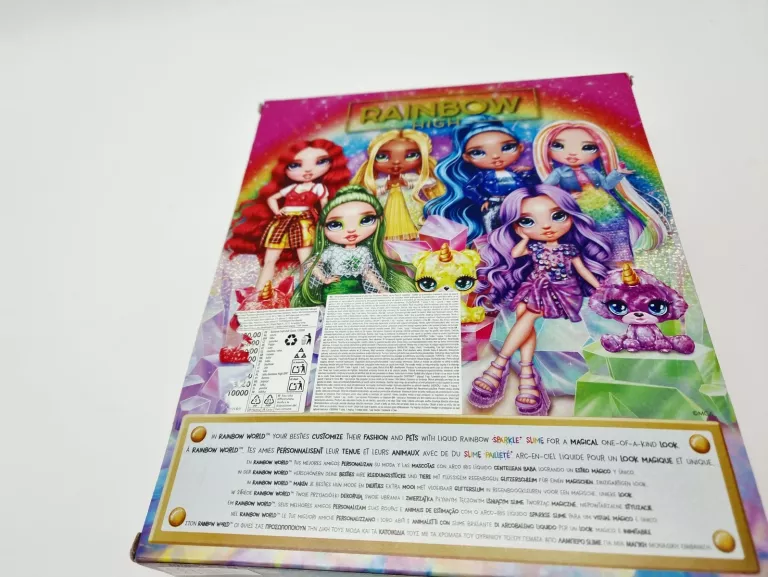 LALKA RAINBOW HIGH FASHION VIOLET WILLOW PURPLE SLIME ZWIERZĄTKO 120223
