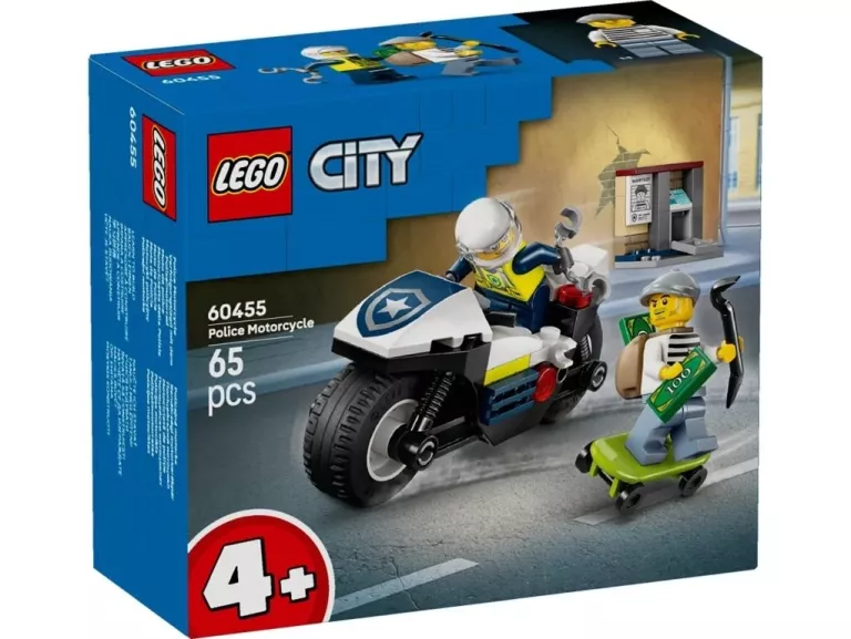 LEGO 60455 CITY POŚCIG NA MOTOCYKLU POLICYJNYM
