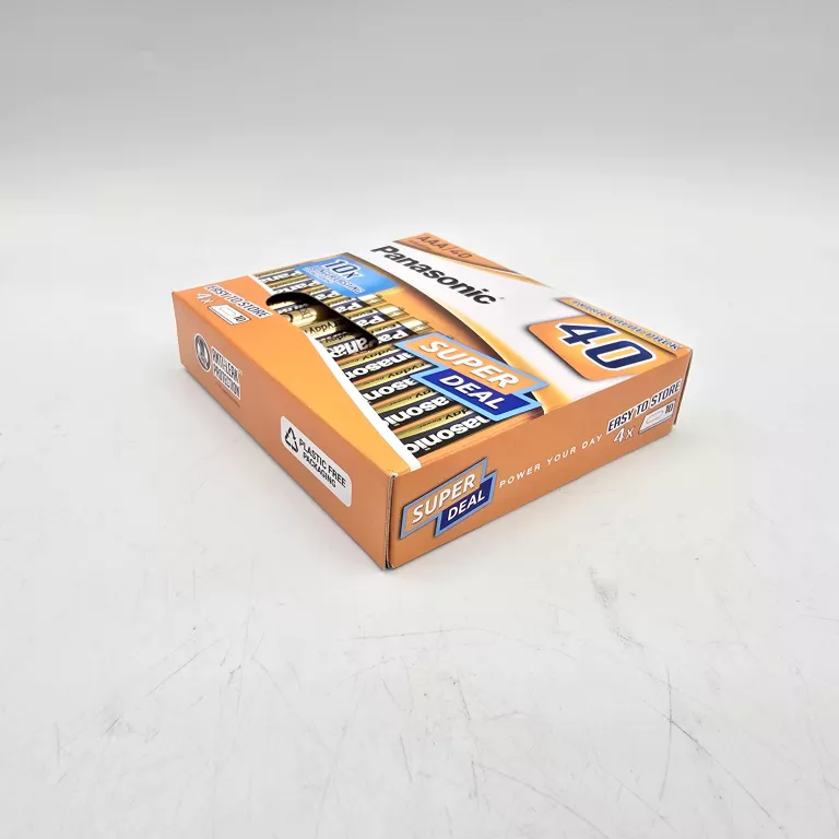 BATERIA ALKALICZNA PANASONIC AAA (R3) 40 SZT.