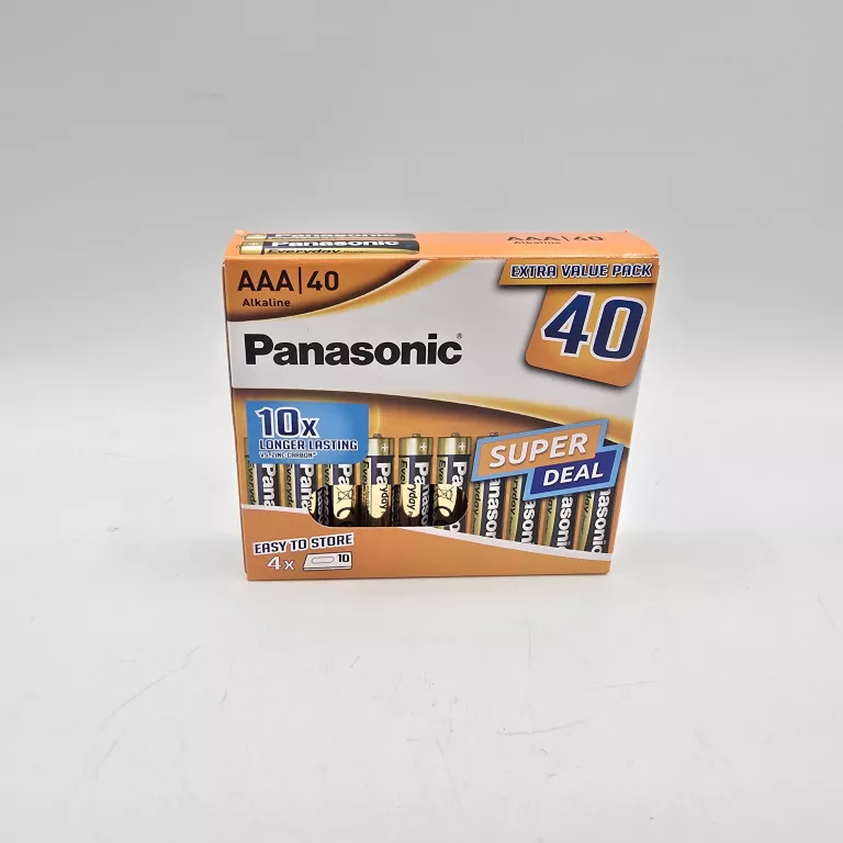 BATERIA ALKALICZNA PANASONIC AAA (R3) 40 SZT.