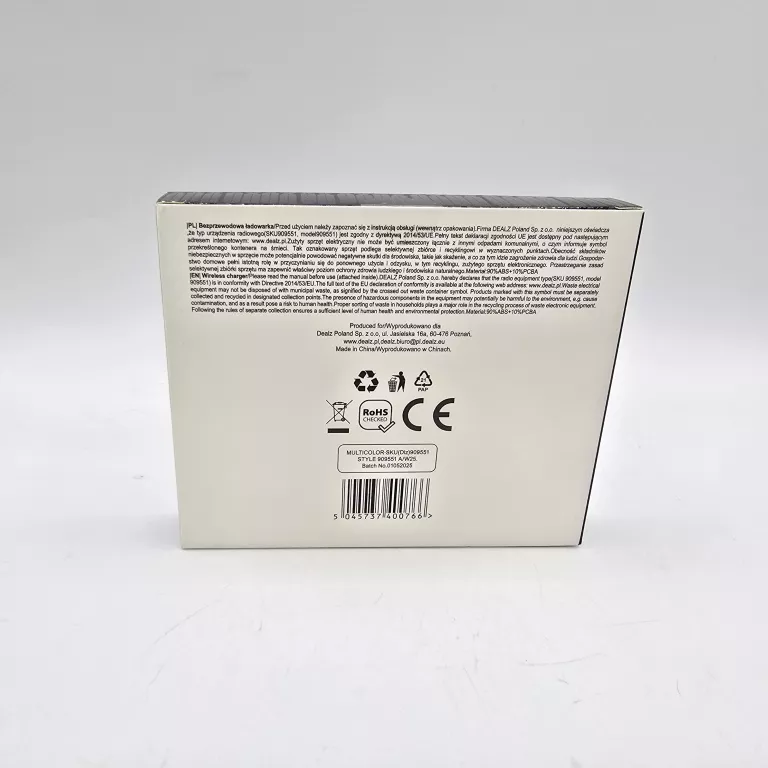 ŁADOWARKA INDUKCYJNA VIDO 15 W CZARNA