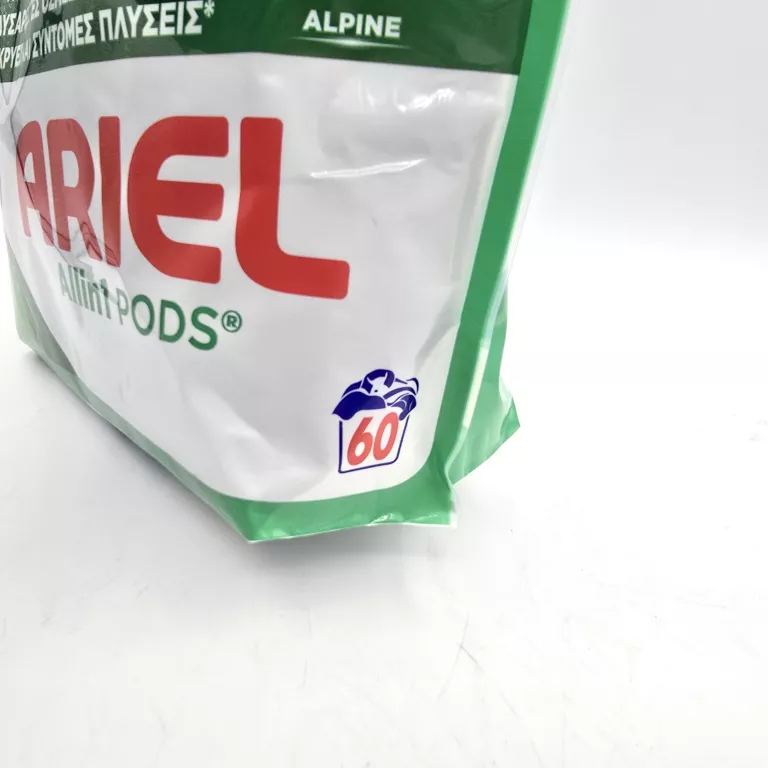 KAPSUŁKI DO PRANIA BIAŁEGO ARIEL MOUNTAIN SPRING ALLIN1 60SZT