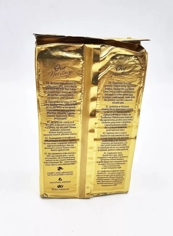 KAWA MIELONA LAVAZZA QUALITA ORO / 100% ARABICA / 250G