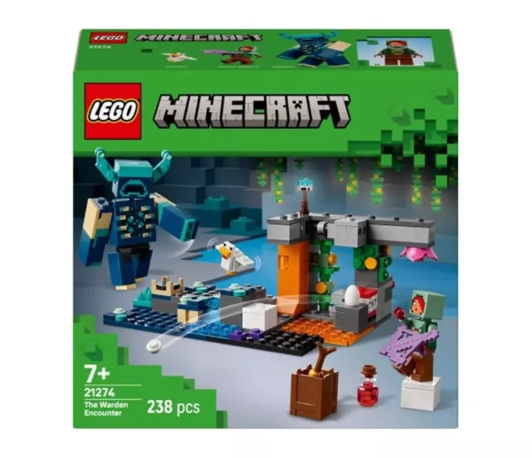 LEGO MINECRAFT 21274 SPOTKANIE ZE STRAŻNIKIEM