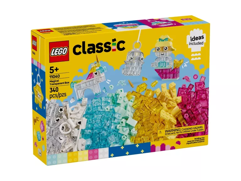 LEGO 11040 CLASSIC MAGICZNY ZESTAW Z PRZEZROCZYSTYMI KLOCKAM