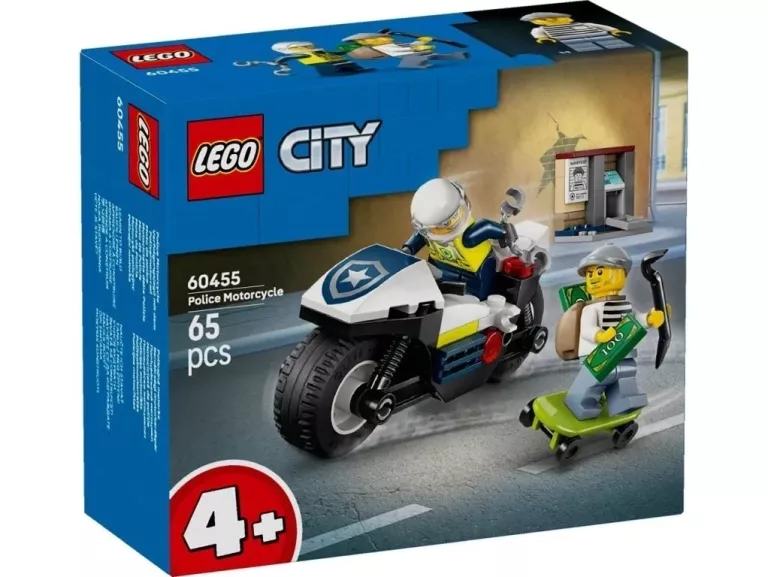 LEGO 60455 CITY POŚCIG NA MOTOCYKLU POLICYJNYM