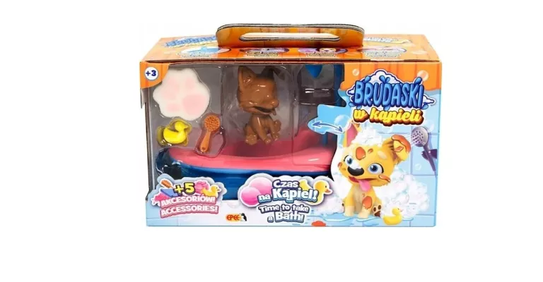 EPEE BRUDASKI W KĄPIELI ZESTAW ŁAZIENKA PIESEK BŁOTKO EPEE CORGI