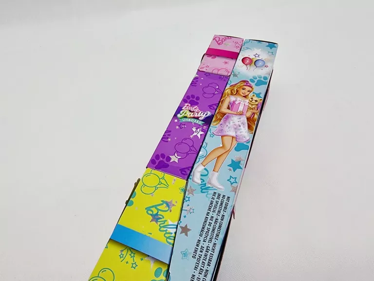 MATTEL BARBIE PARTY UNBOXED LALKA Z SERII: URODZINY + PIES CHIHUAHUA ZA606