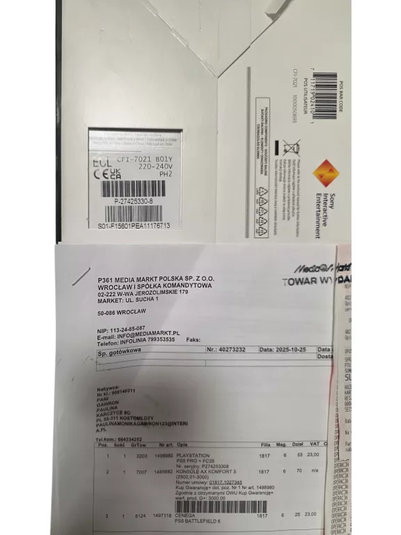 KONSOLA SONY PLAYSTATION 5 PRO DIGITAL 2TB