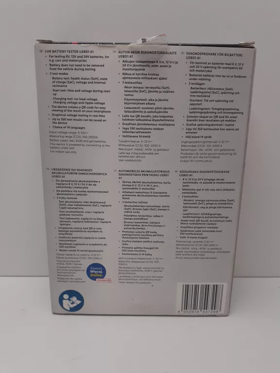 TESTER AKUMULATORÓW ULTIMATE SPEED USBD1 A1