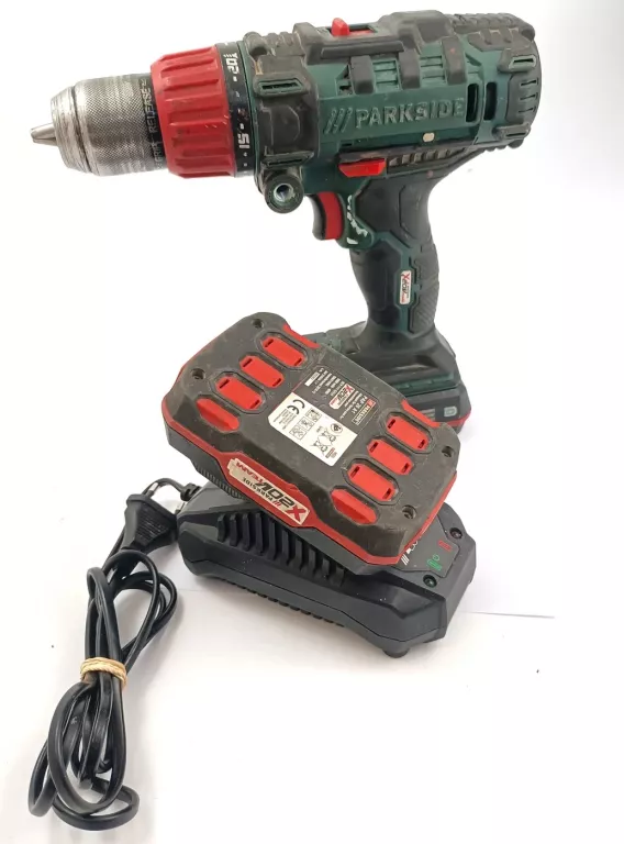 WIERTARKO-WKRĘTARKA PARKSIDE PSBSA 20-LI B2  + ŁADOWARKA + 2X AK