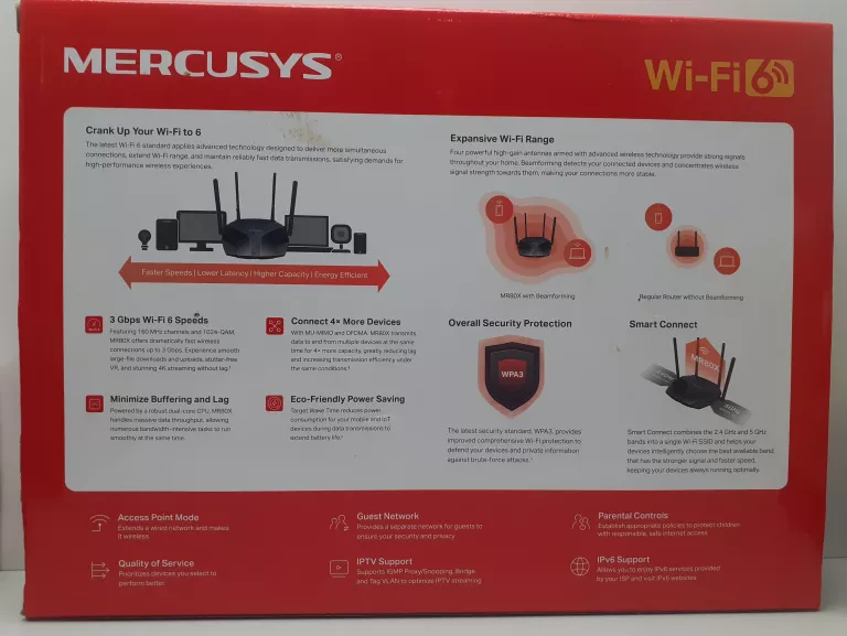 MERCUSYS AX3000 DUAL-BAND WIFI 6 ROUTER
