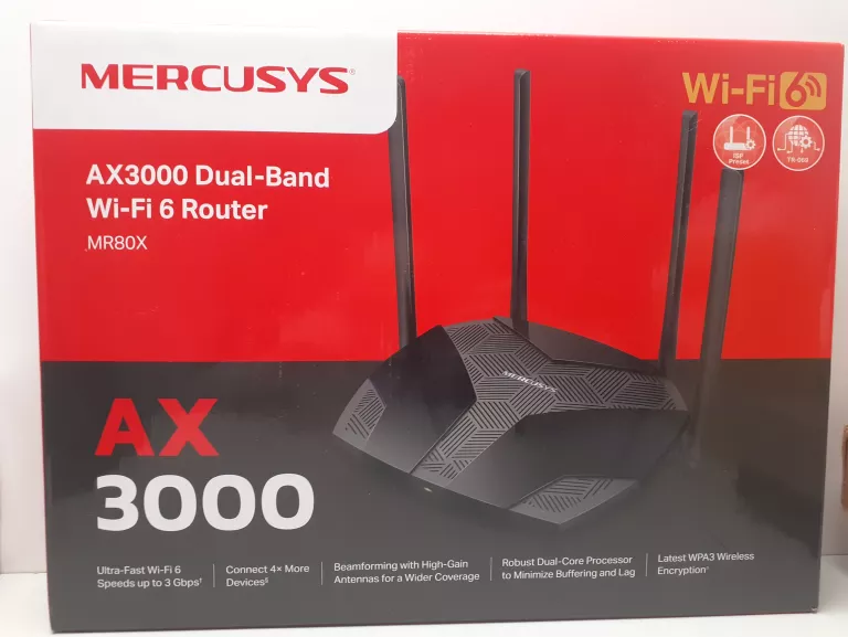 MERCUSYS AX3000 DUAL-BAND WIFI 6 ROUTER