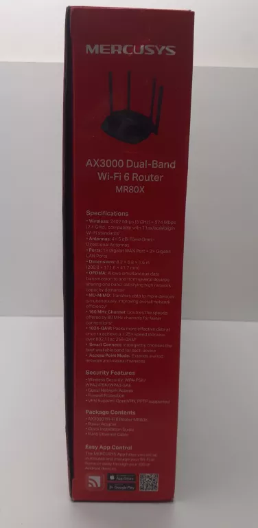 MERCUSYS AX3000 DUAL-BAND WIFI 6 ROUTER