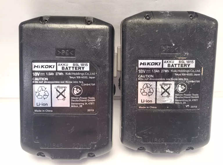 WIERTARKO-WKRĘTARKA HIKOKI DS 18DJL / WALIZKA / 2 AKU / ŁAD