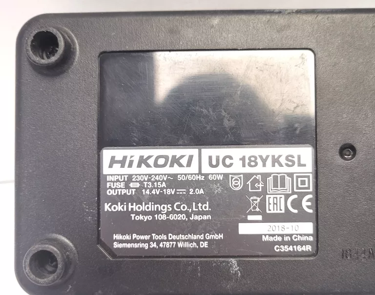 WIERTARKO-WKRĘTARKA HIKOKI DS 18DJL / WALIZKA / 2 AKU / ŁAD