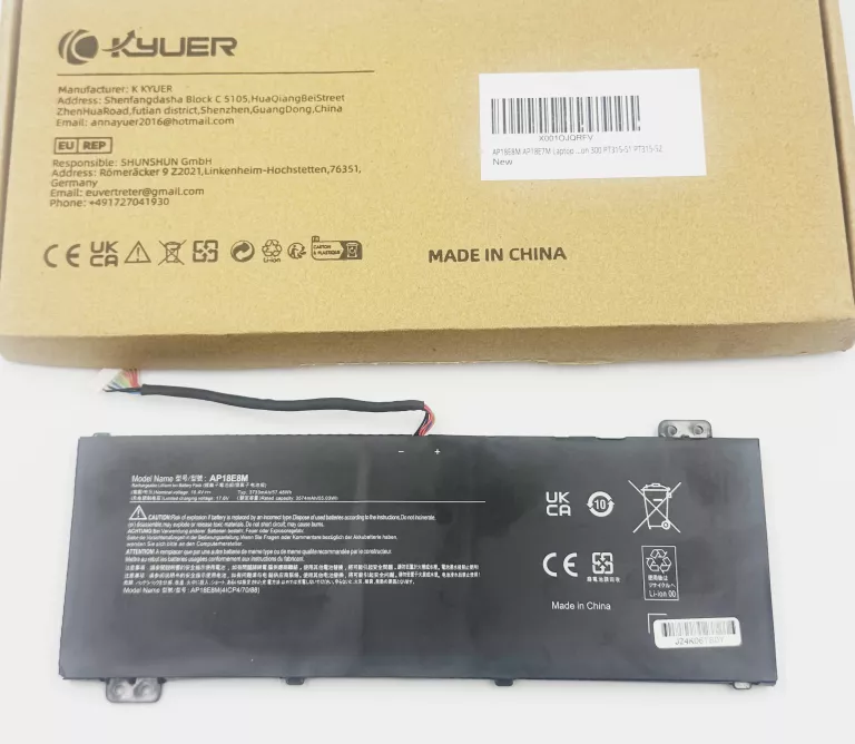 BATERIA ZAMIENNIK DO LAPTOPA NR AP18E8M