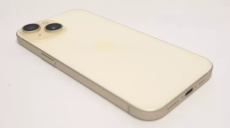 TELEFON IPHONE 15 128GB YELLOW BAT.100% - OPIS!