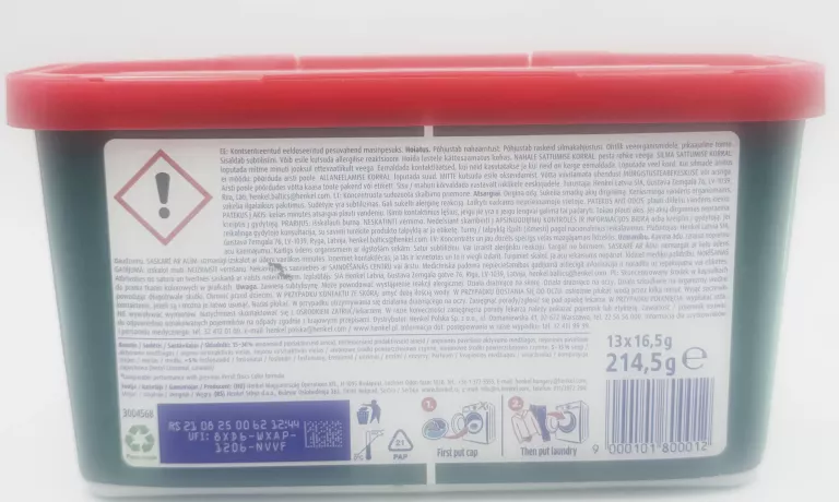 PERSIL KAPSUŁKI DO PRANIA TKANIN KOLOROWYCH 13 SZT.