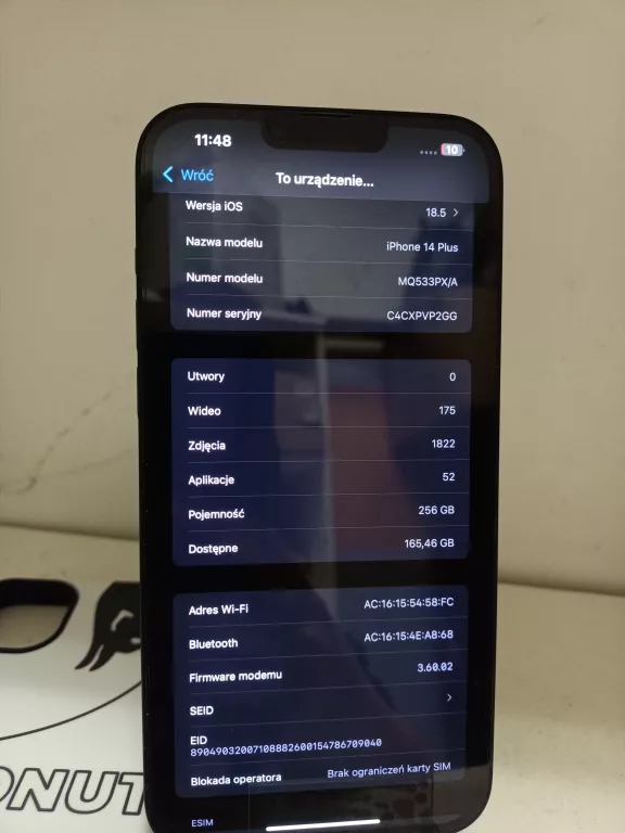 TELEFON IPHONE 14 PLUS 256 GB